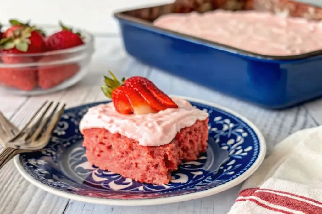 Strawberry Cake Recipe for Spring