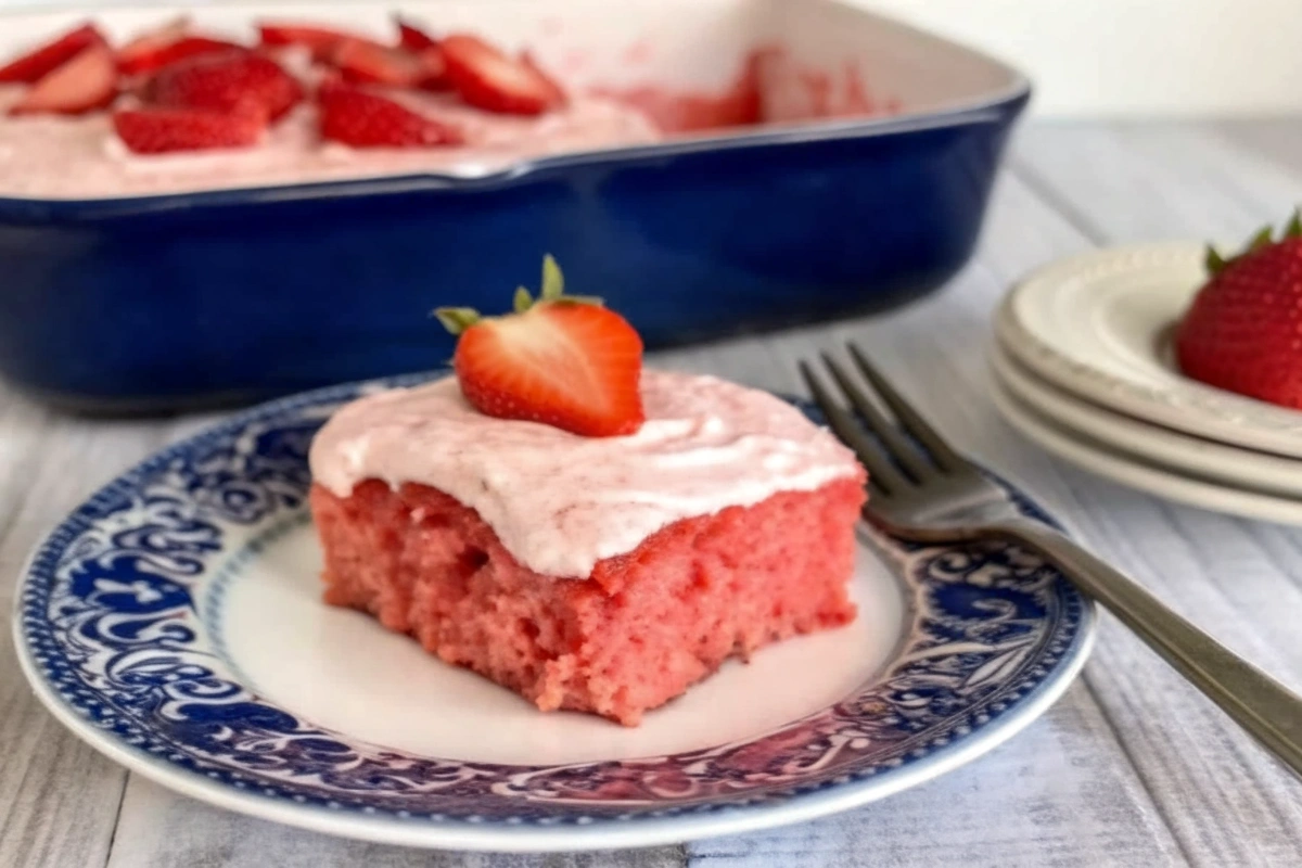 Strawberry Cake Recipe for Spring