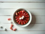Upside-Down Rhubarb Cake