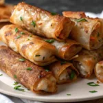 Zucchini Cottage Cheese Spring Rolls