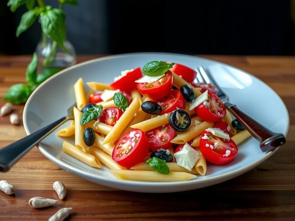 Bruschetta Summer Pasta Salad