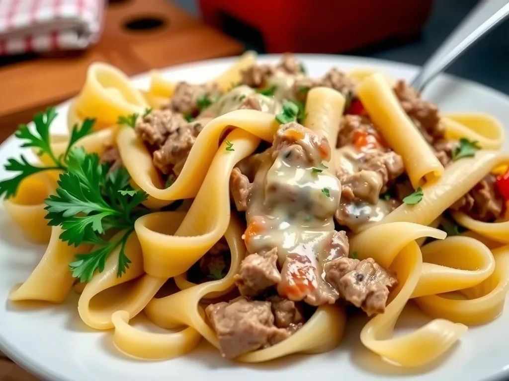 Delicious Ground Beef Stroganoff Recipe
