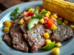 Flank Steak with Corn Salsa