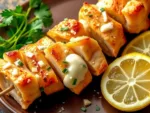 Garlic Parmesan Chicken Skewers