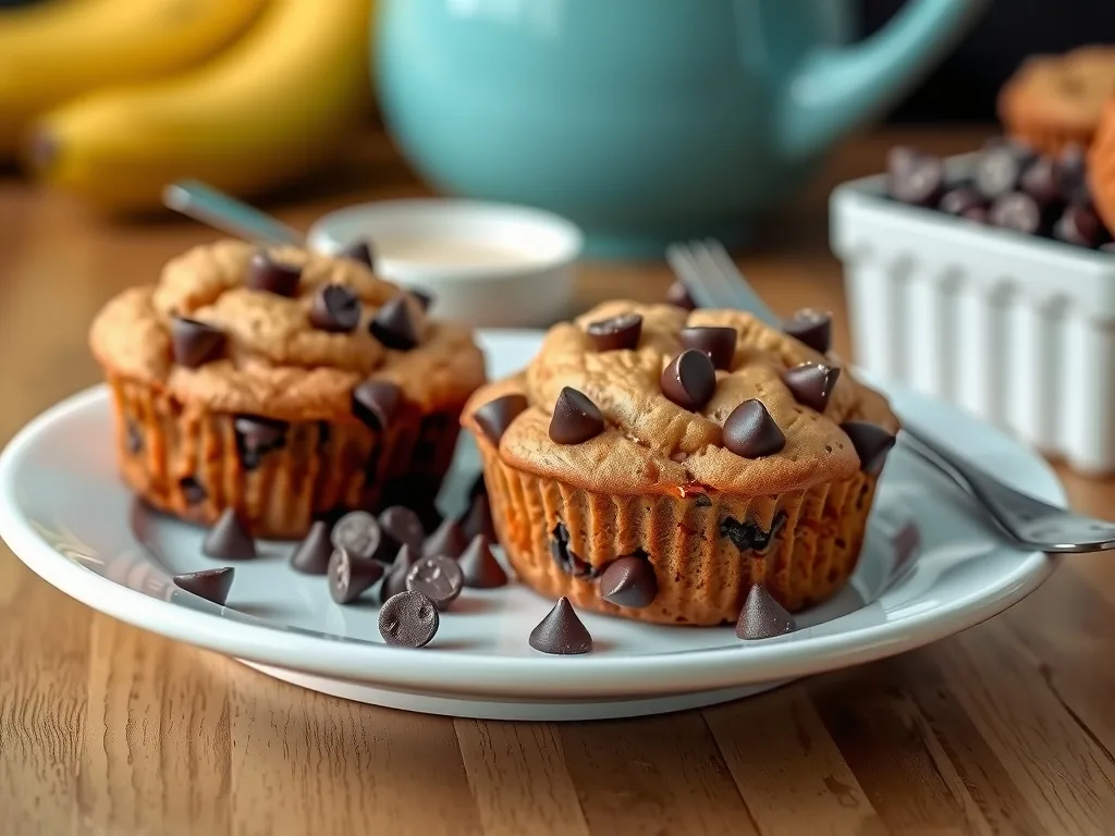 Gluten-Free Chocolate Chip Banana Bread Muffins