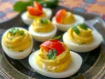 Guacamole Deviled Eggs for Cinco De Mayo