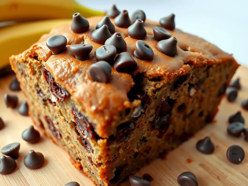 Moist Chocolate Chip Banana Bread