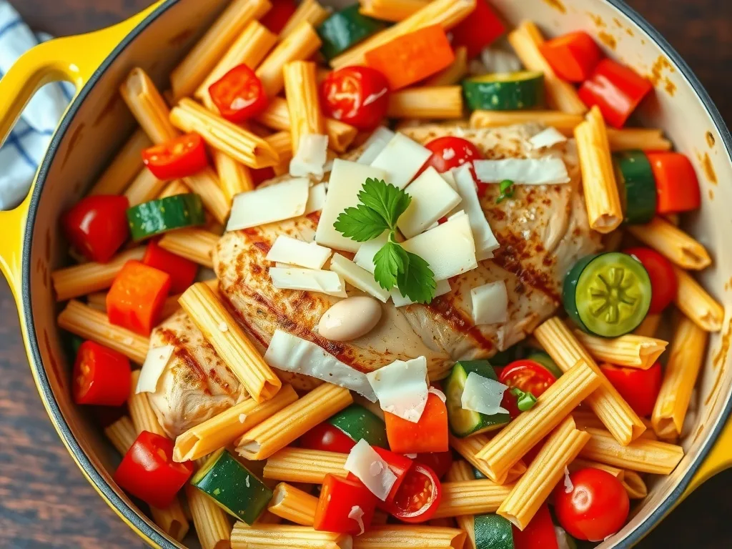 One Pot Italian Chicken Orzo