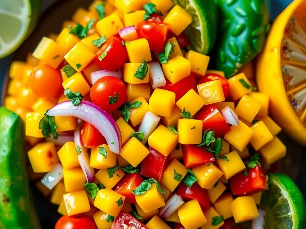 Peach Corn Salsa