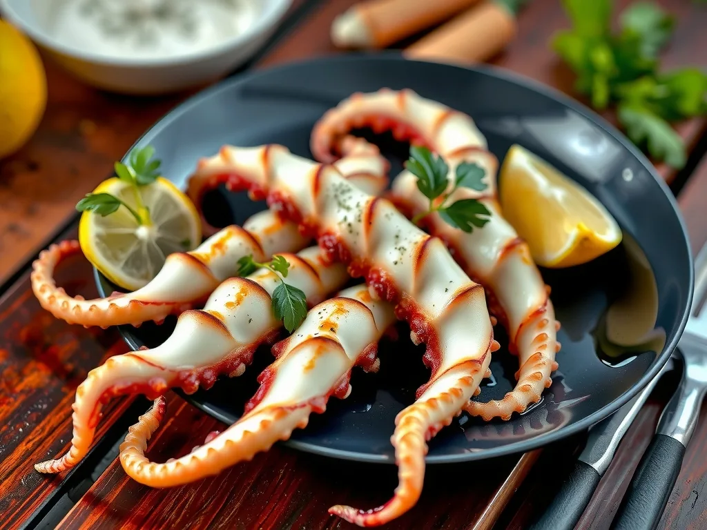 Polpo Alla Griglia - Grilled Baby Octopus