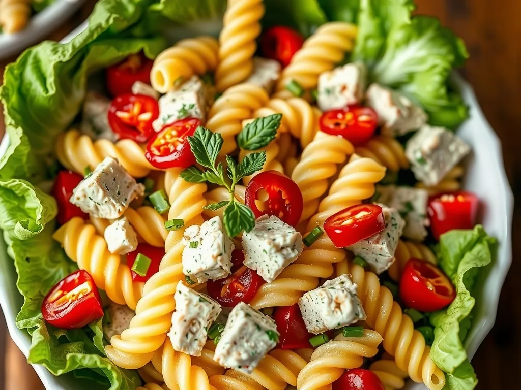 Quick Summer Tuna Pasta Salad