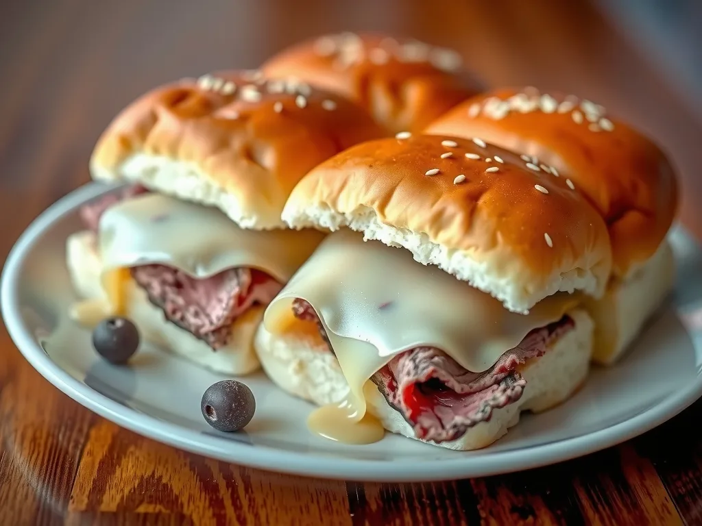 Roast Beef Hawaiian Roll Sliders