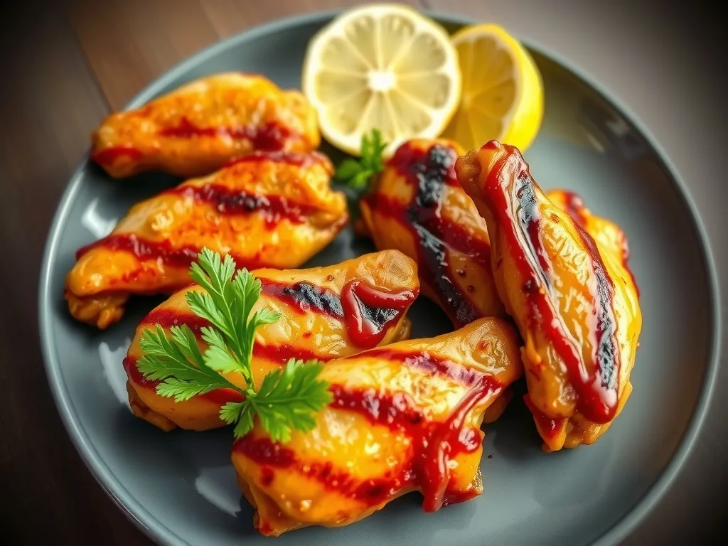 Spicy Grilled Spanish Chicken Wings