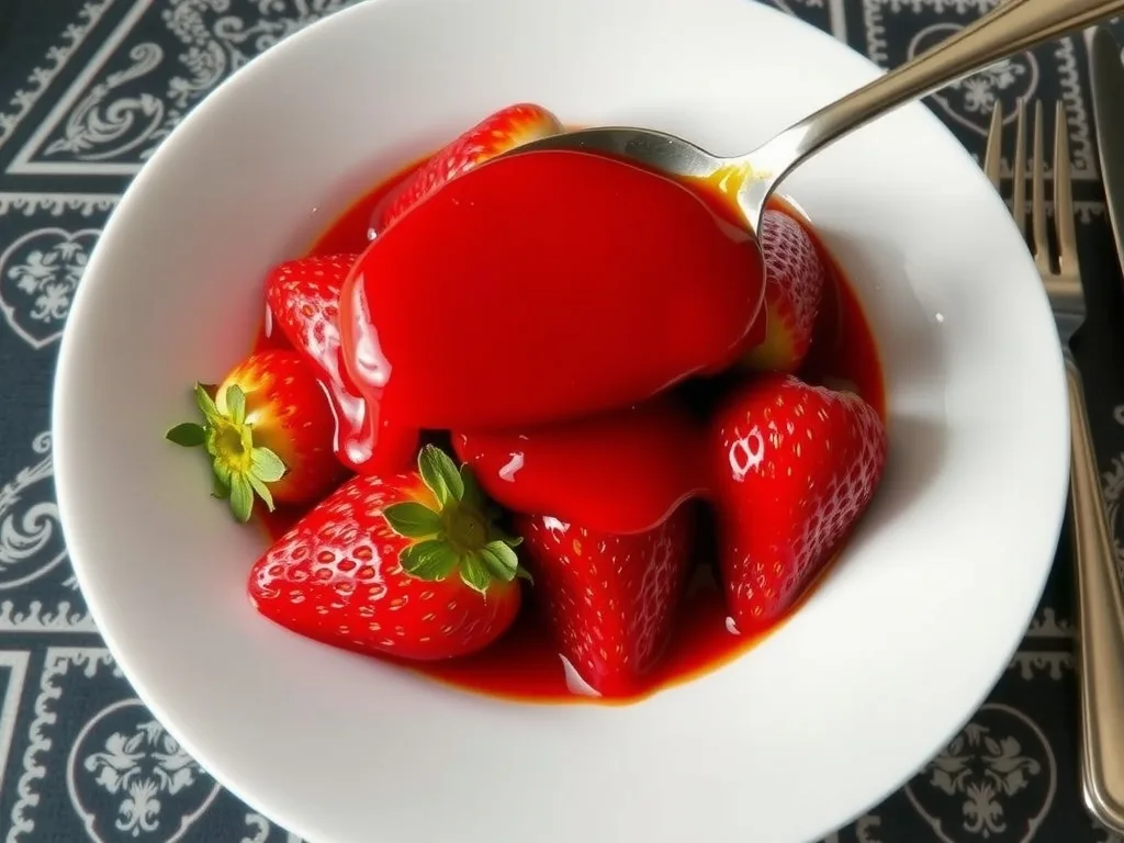 Strawberry Reduction Sauce