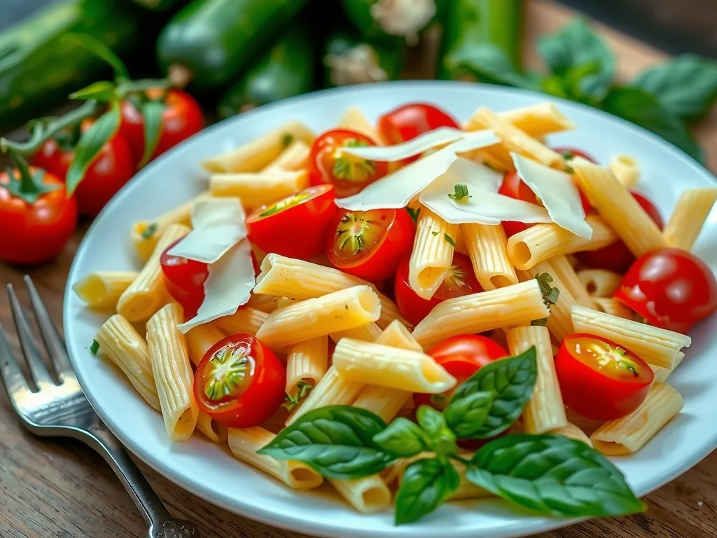 Pasta Salad with Summer Tomatoes