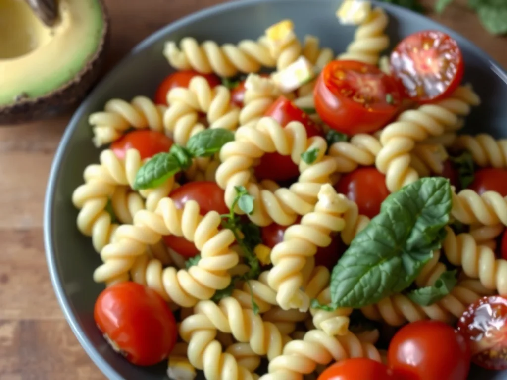 Summer Pesto Pasta Salad