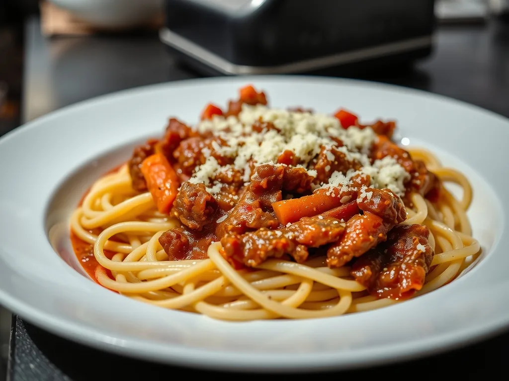 Bolognese Recipe with Ground Beef Crumbles