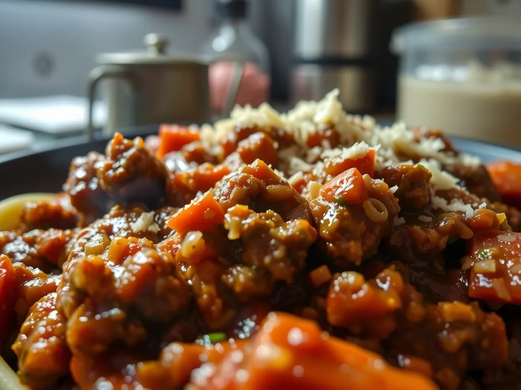 Bolognese Recipe with Ground Beef Crumbles