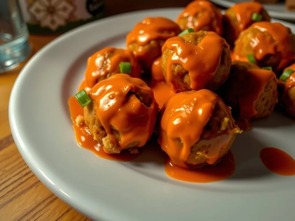 Buffalo Chicken Meatballs