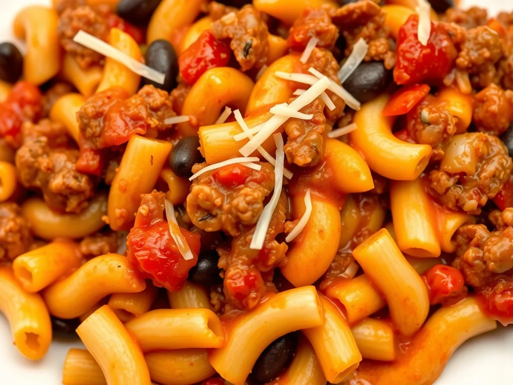 Chili Mac With Ground Beef Recipe