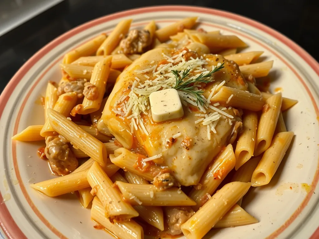 Crock Pot Cajun Chicken Pasta Recipe