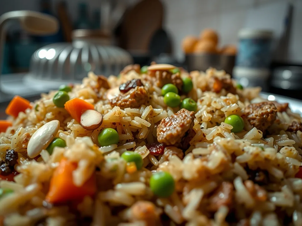Hashweh Rice with Ground Beef