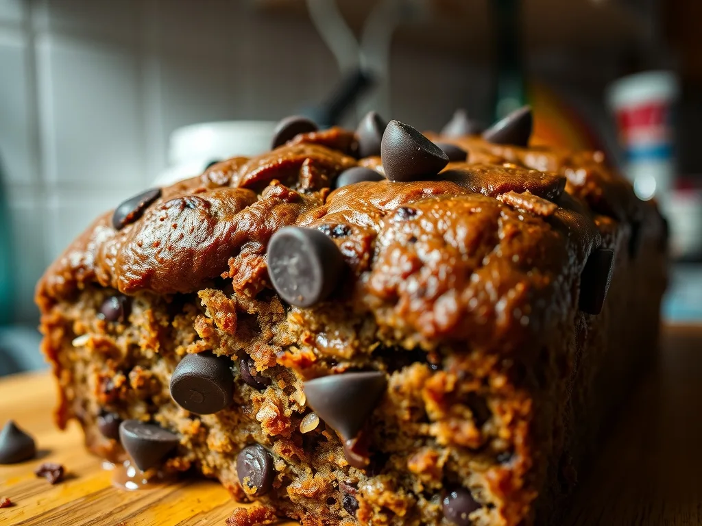 Healthy Chocolate Chip Banana Bread