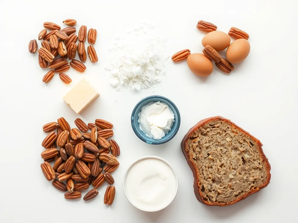 Ingredients - Butter Pecan Banana Bread