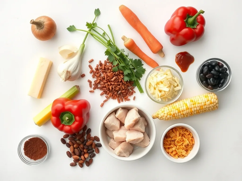 Ingredients - Chicken Enchilada Soup
