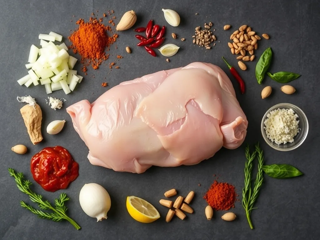 Ingredients - Chicken Jalfrezi Recipe