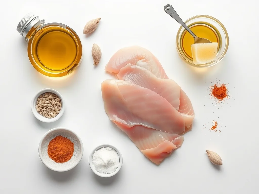 Ingredients - Cooked Thin Sliced Chicken Breast