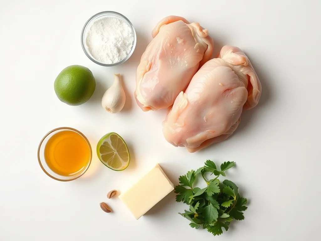 Ingredients - Crispy Chicken with Lime Butter Recipe