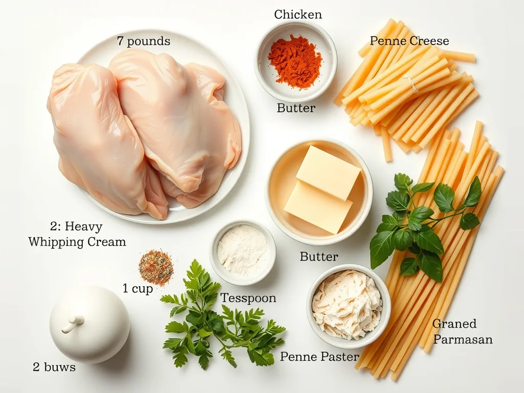Ingredients - Crock Pot Cajun Chicken Pasta Recipe