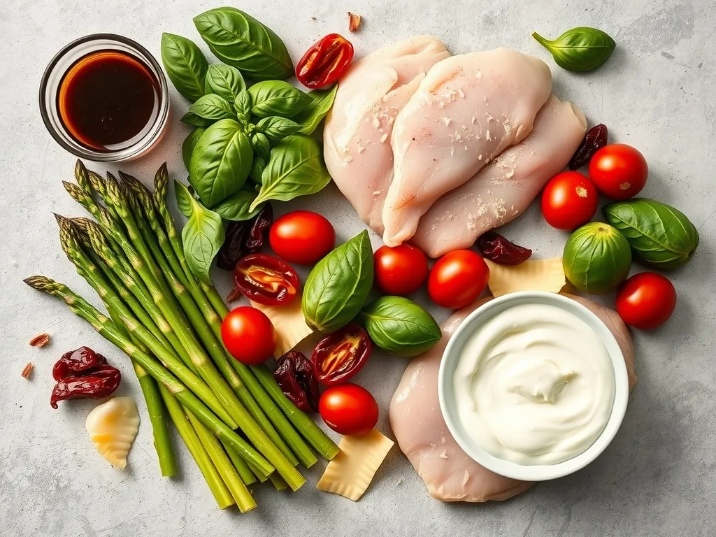 Ingredients - Marry Me Chicken Pasta Salad Recipe
