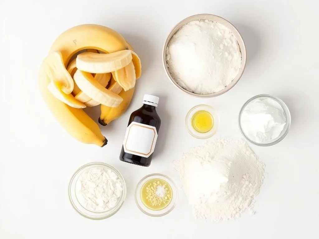 Ingredients - Mini Banana Bread Recipe