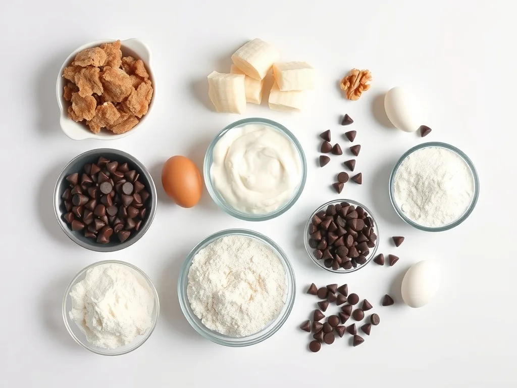 Ingredients - One Bowl Banana Bread Recipe