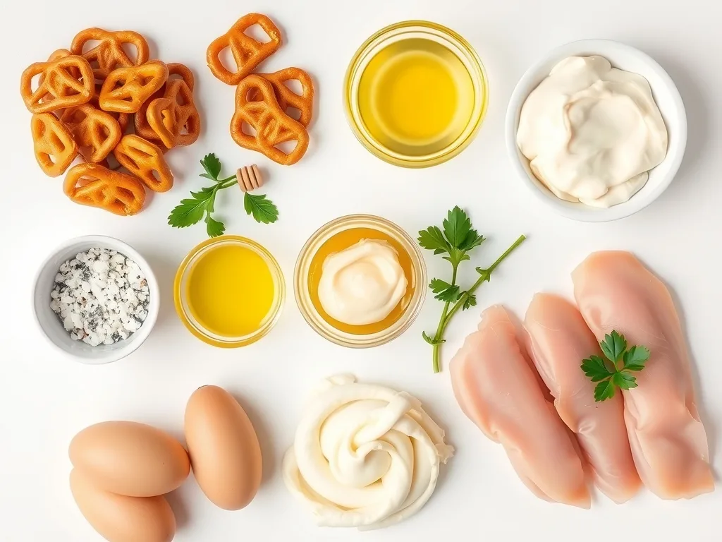 Ingredients - Pretzel Chicken Recipe