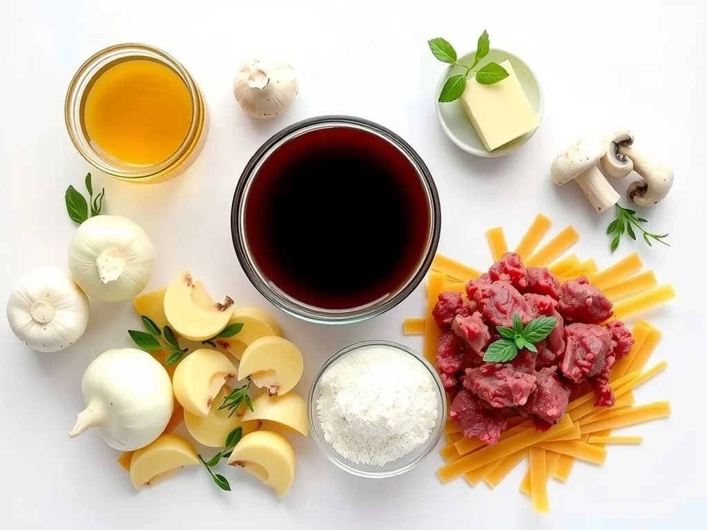 Ingredients - Salisbury Ground Beef Recipe