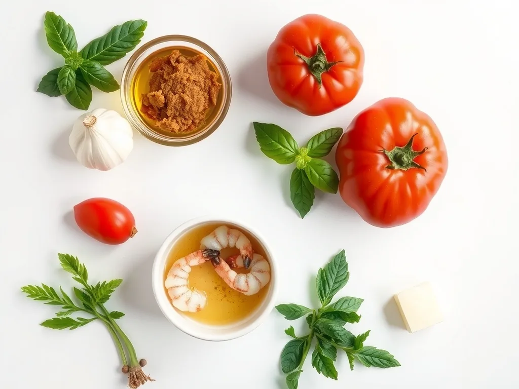 Ingredients - Shrimp Tortellini Summer Pasta Salad