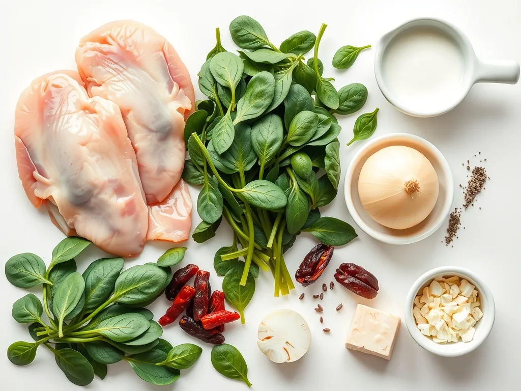 Ingredients - Skillet Tuscan Chicken Recipe
