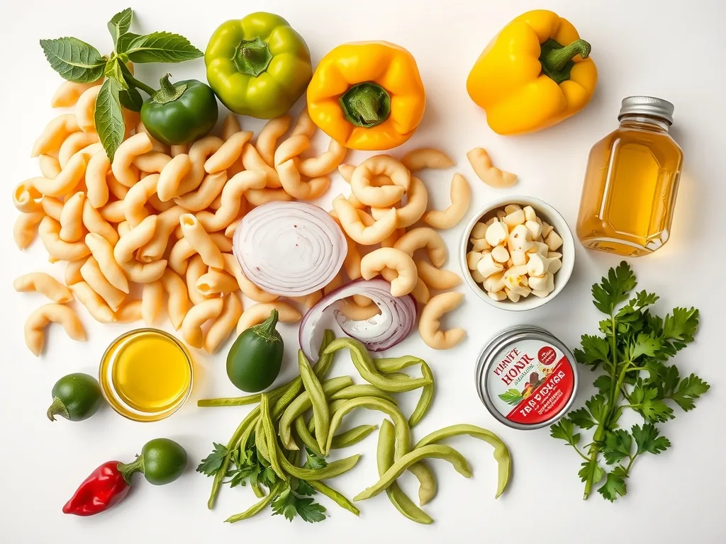 Ingredients - Southwest Summer Pasta Salad