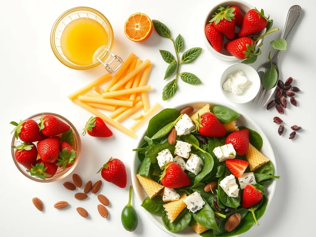 Ingredients - Summer Pasta Salad with Fruit