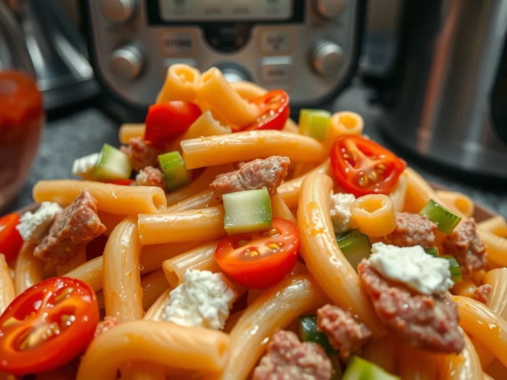 Instant Pot Pasta Salad Recipe