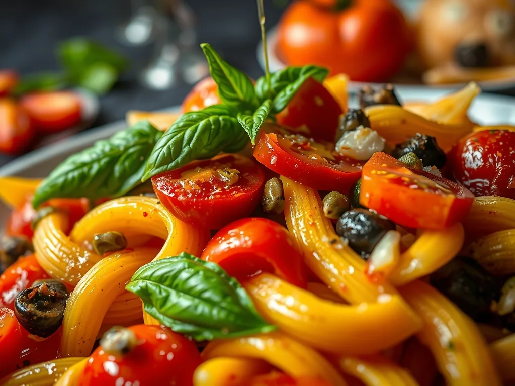 Pasta Salad with Summer Tomatoes Recipe