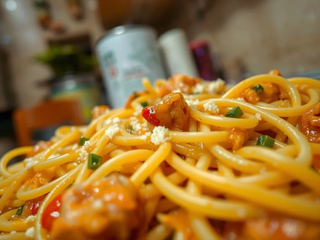 Rotel Chicken Spaghetti