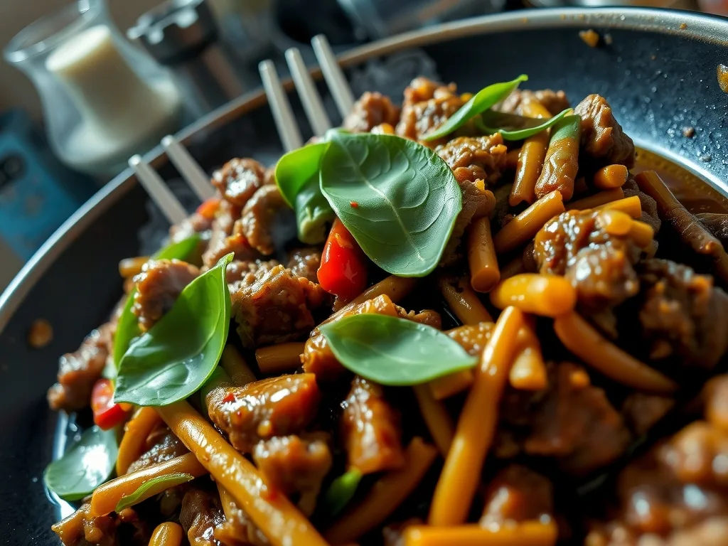 Thai Basil Ground Beef