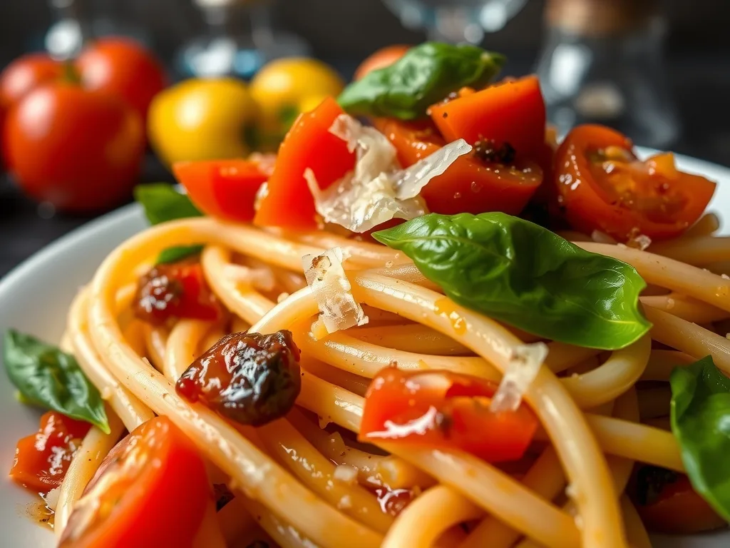 This Bruschetta Pasta Salad Recipe