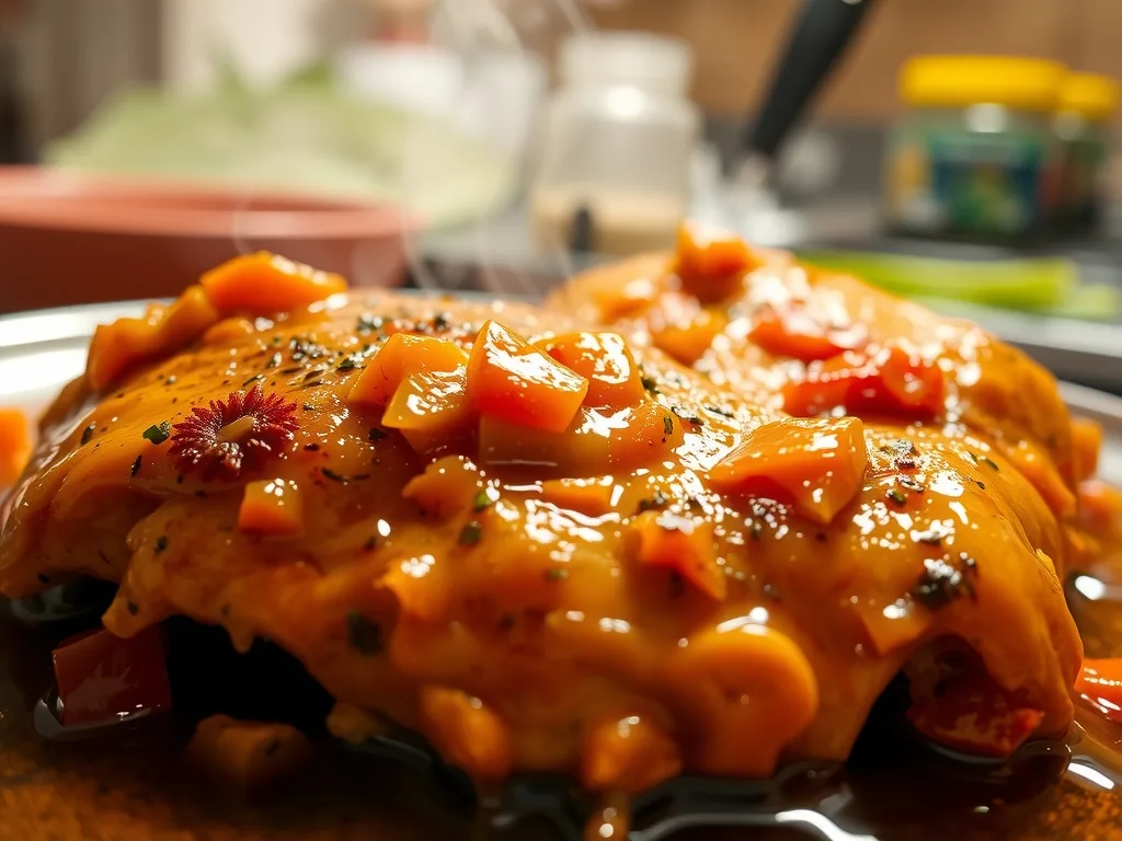 3-Ingredient Salsa Chicken