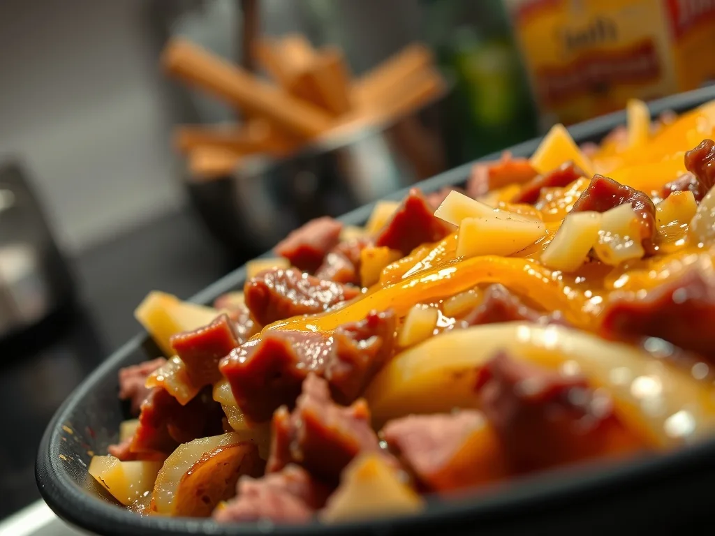 Corned Beef Potato Casserole