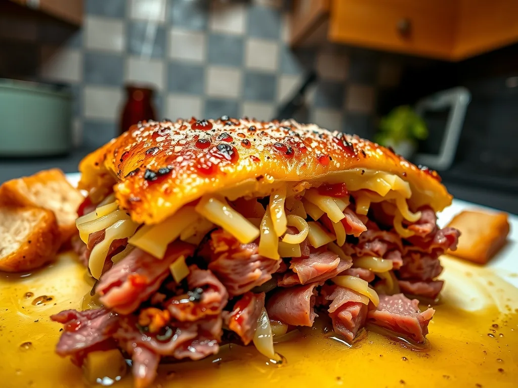 Corned Beef Reuben Bake